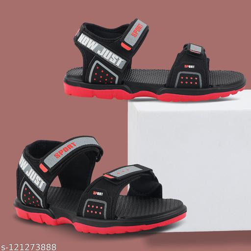 XDOX Men Black Sandal