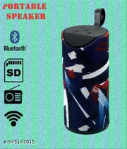 QUXXA TG-113 Best Bluetooth Wireless Speaker for DJ Party, Outdoor, Bedroom with Great Sound, Super Bass, Portable, Rechargeable Supports TF/USB/Pen Drive/AUX (Multi-Color) (Multicolor)