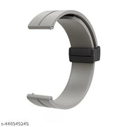 22MM SiliconeStrap with Folding Magnetic Lock Compatible with Watch 3 45mm/ Watch 46mm/Gear S3 Classic/Frontier Compatible All 22MM Watches(Only Strap)