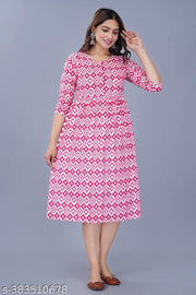 New Printed zic zag Women kurta