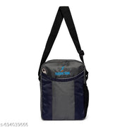 Fashion Tribe Unisex cross-body sling bag messenger bag shoulder bag crossbody pouch women sling bags(GREY&BLUE))