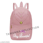 new very good backpack stay beautiful  peach