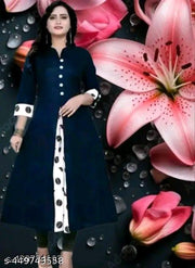Selfi Cotton Branded Kurti