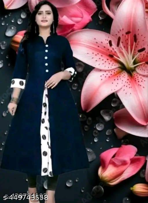 Selfi Cotton Branded Kurti