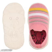 Rotation GLORY-4 Pink Knitted Slip-On Baby Shoes for Boys & Girls | Lightweight, Breathable, Soft Sole Toddler Sneakers