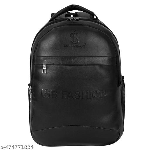 Latest Leather Fashionate School Bags Laptop Backpack Waterproof PU Leather Backpacks for Men Women Boys & Girls Backpack Unisex Artificial leather backpack bag/casual/college/school/office 30 Liters