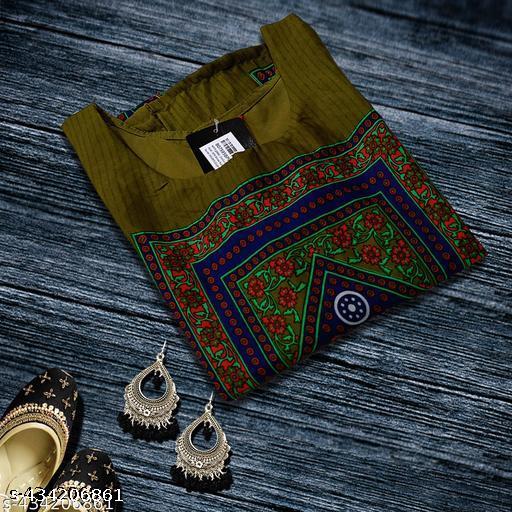 Polyster/Crepe fabric-Premium Kurtis