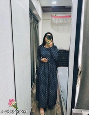 Polyster/Crepe fabric-Printed fashionable designer kurta/Kurti for girls and women | womens wear | Womens kurti | Girls wear | Girls kurti | Kurta for womens | Kurta for girls