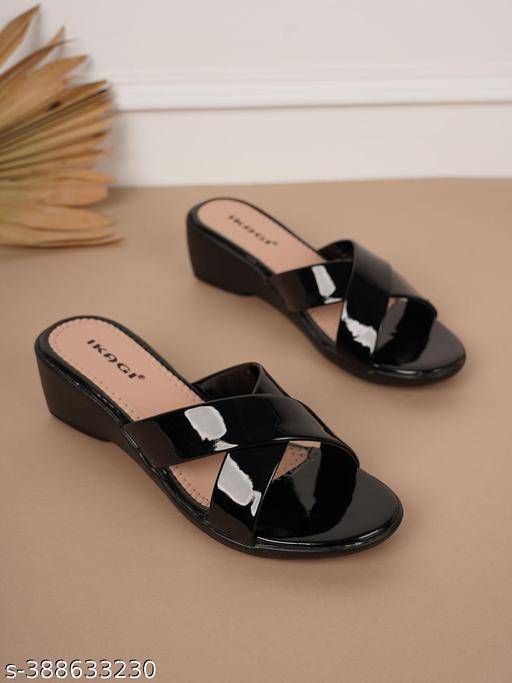 IKAGI Women's Fashion Sandals | Comfortable for All Formal and Casual Occassions | Casual and Stylish Wedge For Women & Girls