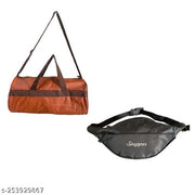 Gym bag and waist bag combo