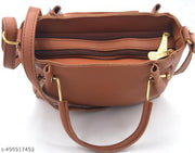 Elegantt Tan Color Women Handbag