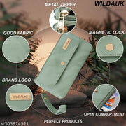 WILDAUK  Casual, Formal, Party Light Green Clutch