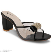 Women Black block Heel
