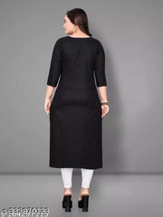 Alisha Embroidery Straight Kurt