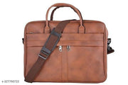 swastik voguish stylish lether mens red messanger  bag