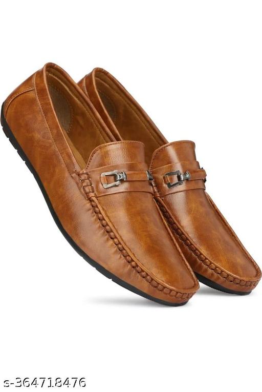 Umax  Latest Collection of Trendy||Stylish Casual Loafers Synthetic Leather For Man Loafers For Men  (TAN)