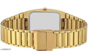 Men Gold Metal Analog Watch