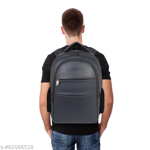 PERFECT GENIUS Multi-Purpose Leather Foam Backpack | School & Office Bag for Men & Women