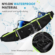 Slim Waterproof Running Belt Waist Pack – Expandable Sports Fanny Pack for Fitness & Jogging