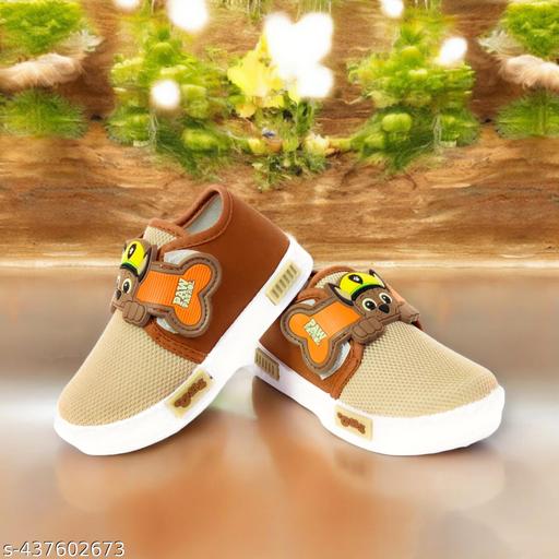 Coolz Kids Stylish Casual Comfortable Lightweight Shoes Amaze Brown for 1-4 Years Boys and Girls