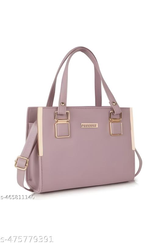 Women's (BABYPINK)Textured  HAND  BAG