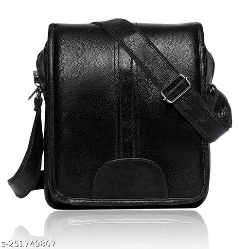 WALLETIN Black Men & Women Sling Bag
