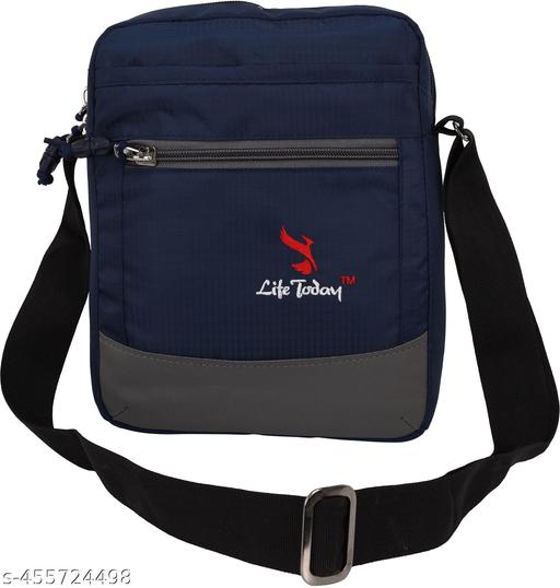 Stylish Nylon Sling Cross Body Travel Office Business Messenger Bag for Men Women