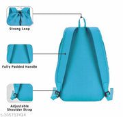 Krishiv Mountains 15 Litre Casual / School / College / Student Water Resistant Travel Backpack (Sea Blue)