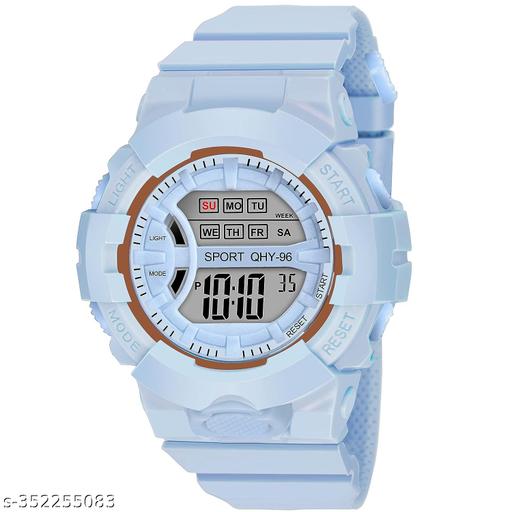 Silicon blue Digital Watch for Boys & Girls