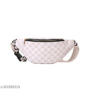 SYGA Pu Small Bag Foreign Style Fashion Shoulder Messenger Bag Light and Simple Ladies Chest Bag(White)