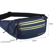 Crossbody Sling Bag for Men | Compact Waist & Chest Bag | Water-Resistant Travel Fanny Pack with Adjustable Strap for Daily Use, Hiking & Outdoor Activities