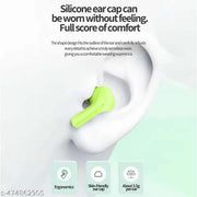 Ultrapod Earpod True Wireless Bluetooth Headphone, TWS earphone, earphone, Best Quality Wireless Bluetooth Headphones & Earphones + Wired Headphone + Wired White Earphone - Combo