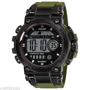 Felizer Army Watch Digital H9047 Green Big Dial Watch For - Men