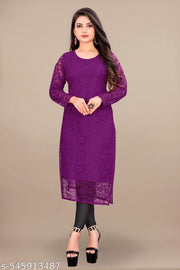 FASHION NET KURTA FOR WOMENS