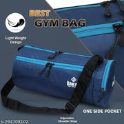 RAKSO  Polyester Sports Duffel Gym Bag for Men, Women, Boys, Girls One Shoulder Bag for Training, Outdoor, Yoga, Overnight Travel waterproof Bag combo