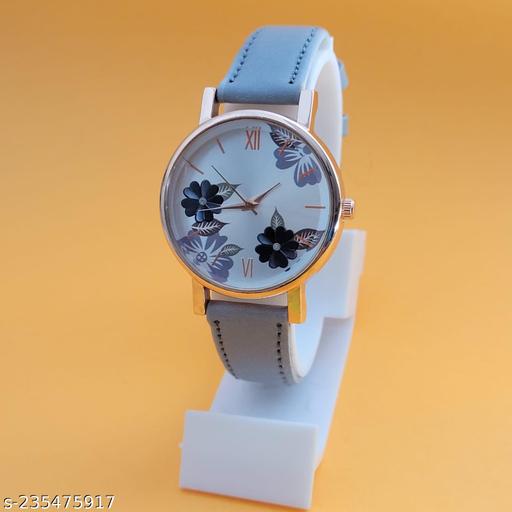 Special Valentine WOMEN'S ANALOG SILVER GREY  COLOUR WATCH