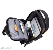 Waterproof Polyester Slim Unisex Crossbody Sling Bag Chest Backpack Men's Shoulder Bag, Leisure Travel Handbag, Hard Shell Anti-Theft Chest Bag