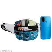 Rockzone-Enterprise-Waist-Bag-For-Men & Women-Leather-Zipper Closure-Adjustable Straps-Stylish waist bag