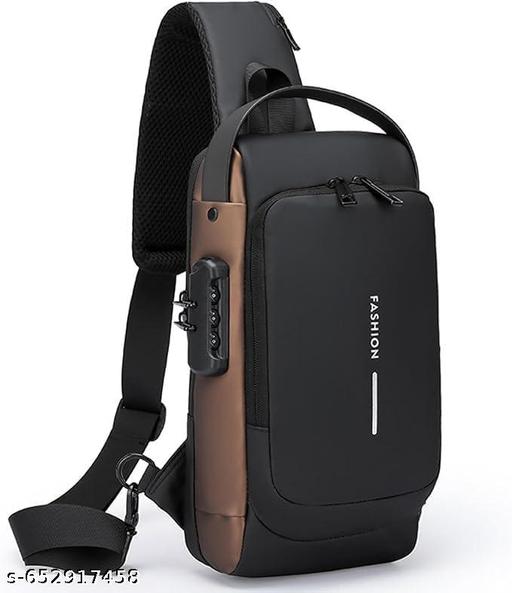 Trendy Anti-Theft Waterproof Sling Bag for Men & Women