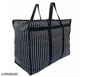 Shopping Bags /Grocery Multipurpose Reusable Canvas Shopper Bag with Strong Handles and Base with Covers Zip Carry Bags in Multicolor black and green(Pack of 2)