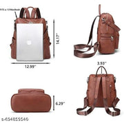JAISOM Premium Women Backpack | Waterproof Stylish Office College & Travel Bag