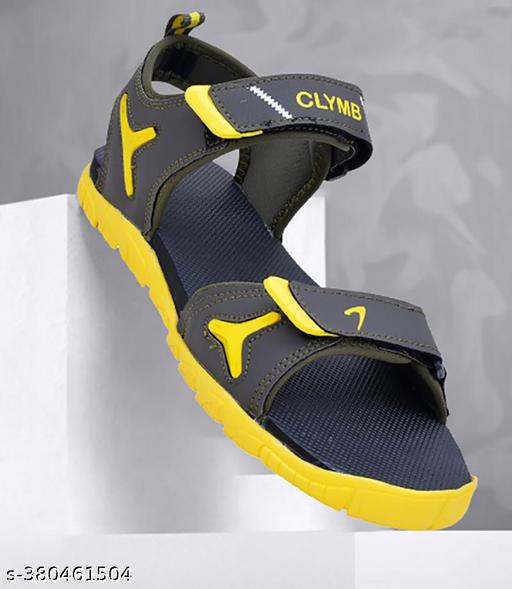 CLYMB Men's Spa Sandals with Adjustable Back Strap Ultra Soft & Flexibility Anti Skid Comfortable Waterproof Daily Mules Sports Sandals for Men