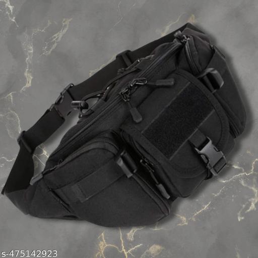 Black waist bag
