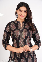 Beautiful Paisley Print Cotton Kurti