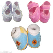 SUMAN TRADER BABY SHOES & SANDLES AND Baby Boy's and Baby Girl's Canvas Shoes with Anti-Slip Sole First Walking Shoes Kid's Fancy Winter Infant Bootie Baby Shoes for Boys & Girls