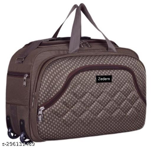 Duffel bag Polyester Lightweight 55 L Luggage Travel Duffel Bag for Men & Women (grey)