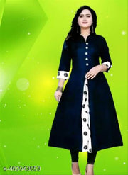 Selfi Cotton Branded Kurti