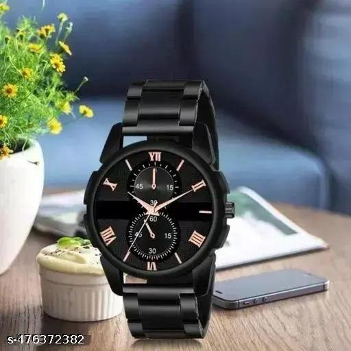 JMV Classic Chronograph PU Belt Watch For Men