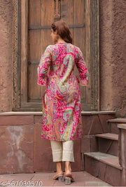 LACE KURTI pink