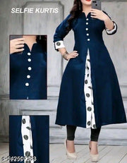 Selfi Cotton Branded Kurti